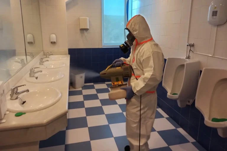 sanitizacion de baños y duchas